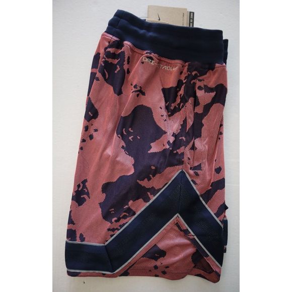 Nike DX0329-410 Men's Sz S Navy/Sea Coral Dri-Fit ADV 8" Basketball Shorts - Picture 7 of 11